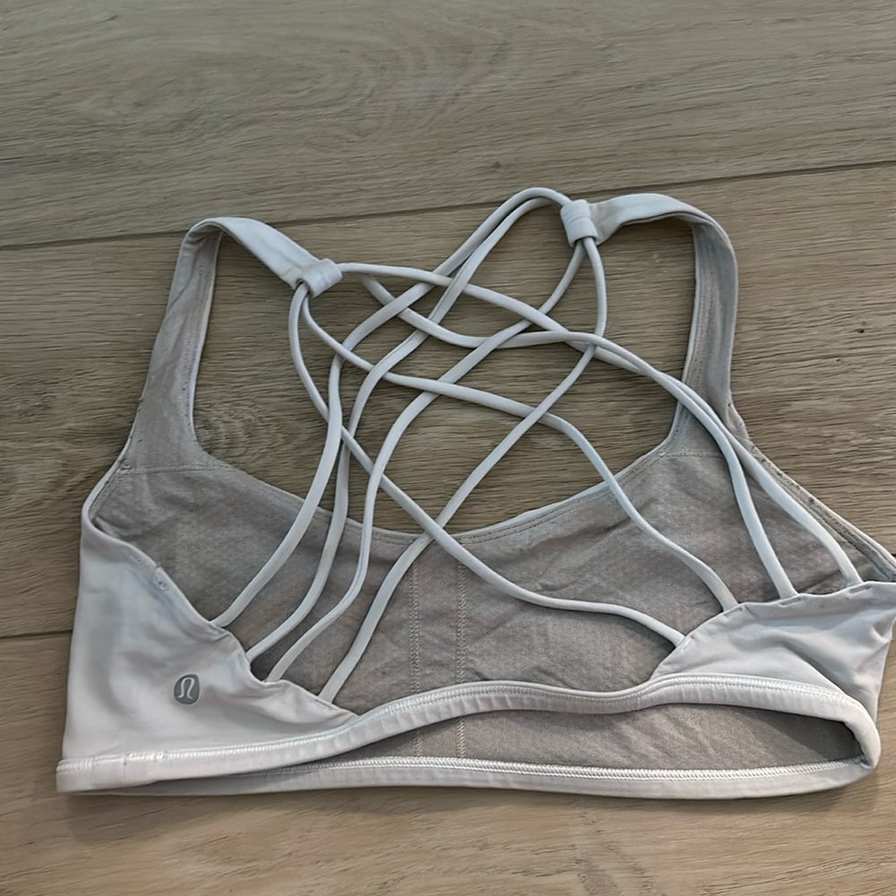 White Lululemon Sports Bra